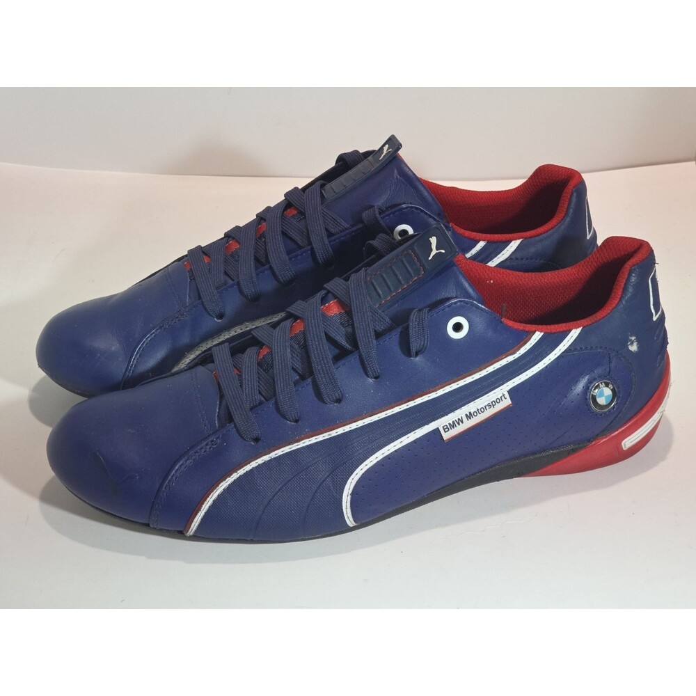 PUMA BMW Motorsport Blue/Red Sneakers Mens Size 10.5